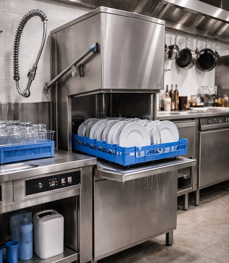 commercial dishwasher