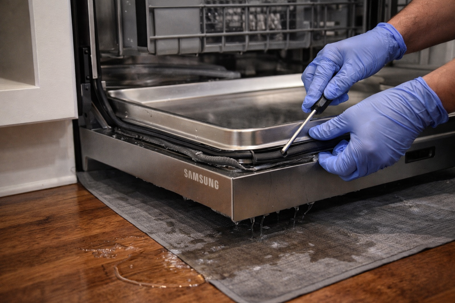 leaking dishwasher repair