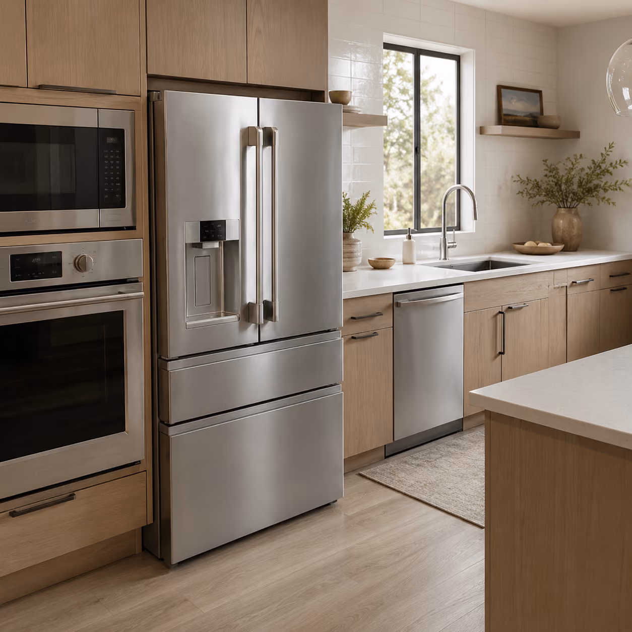 frigidaire refrigerator in a residential kitchen