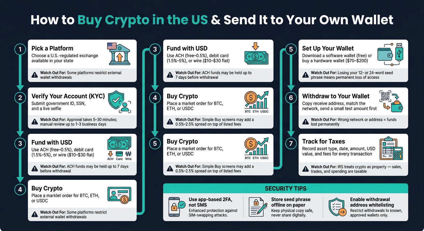 How to Buy Crypto in the US and Send It to Your Wallet: Step-by-Step Guide