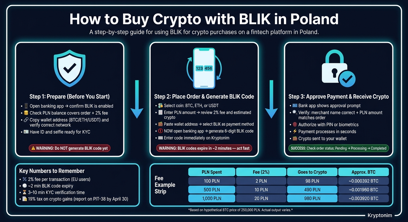 How to Buy Crypto with BLIK in Poland: Step-by-Step Guide