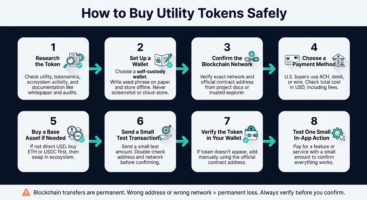 How to Buy Utility Tokens Safely: Step-by-Step Guide