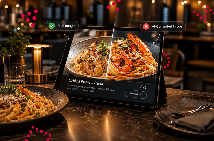 Should Restaurants Use AI-Generated Food Images on a Digital Restaurant Menu