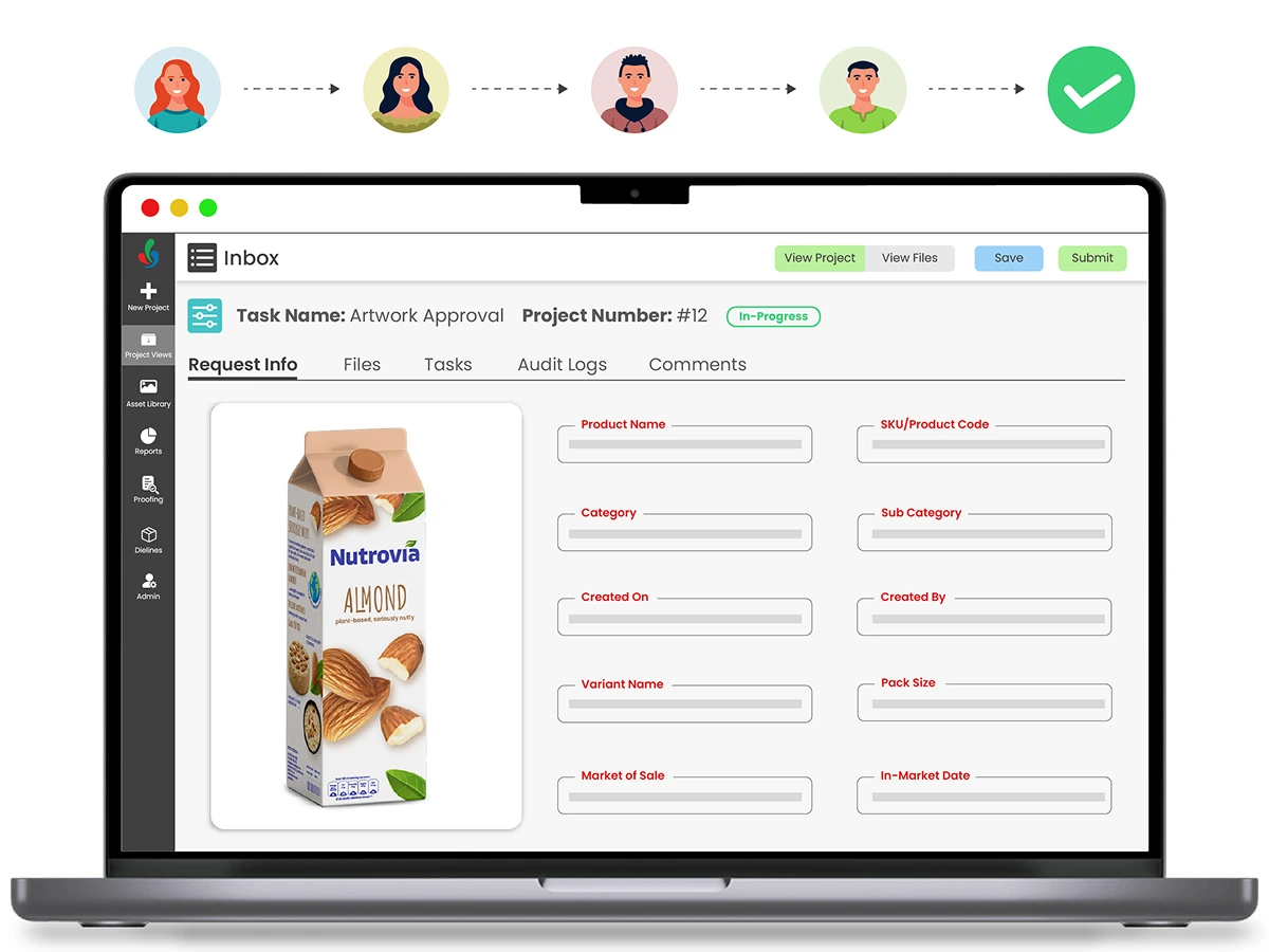Artwork Reviews Made Simple orchestrate projects, set dielines, ensure timely approvals and keep everyone on track 