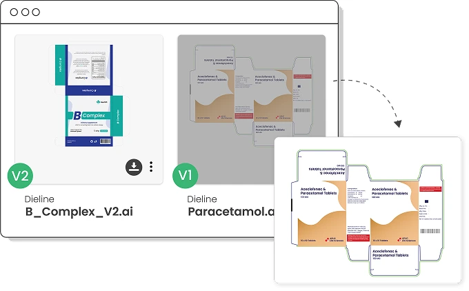 Access all your digital assets from one place Approved artworks flow into a centralized Digital Asset Library.