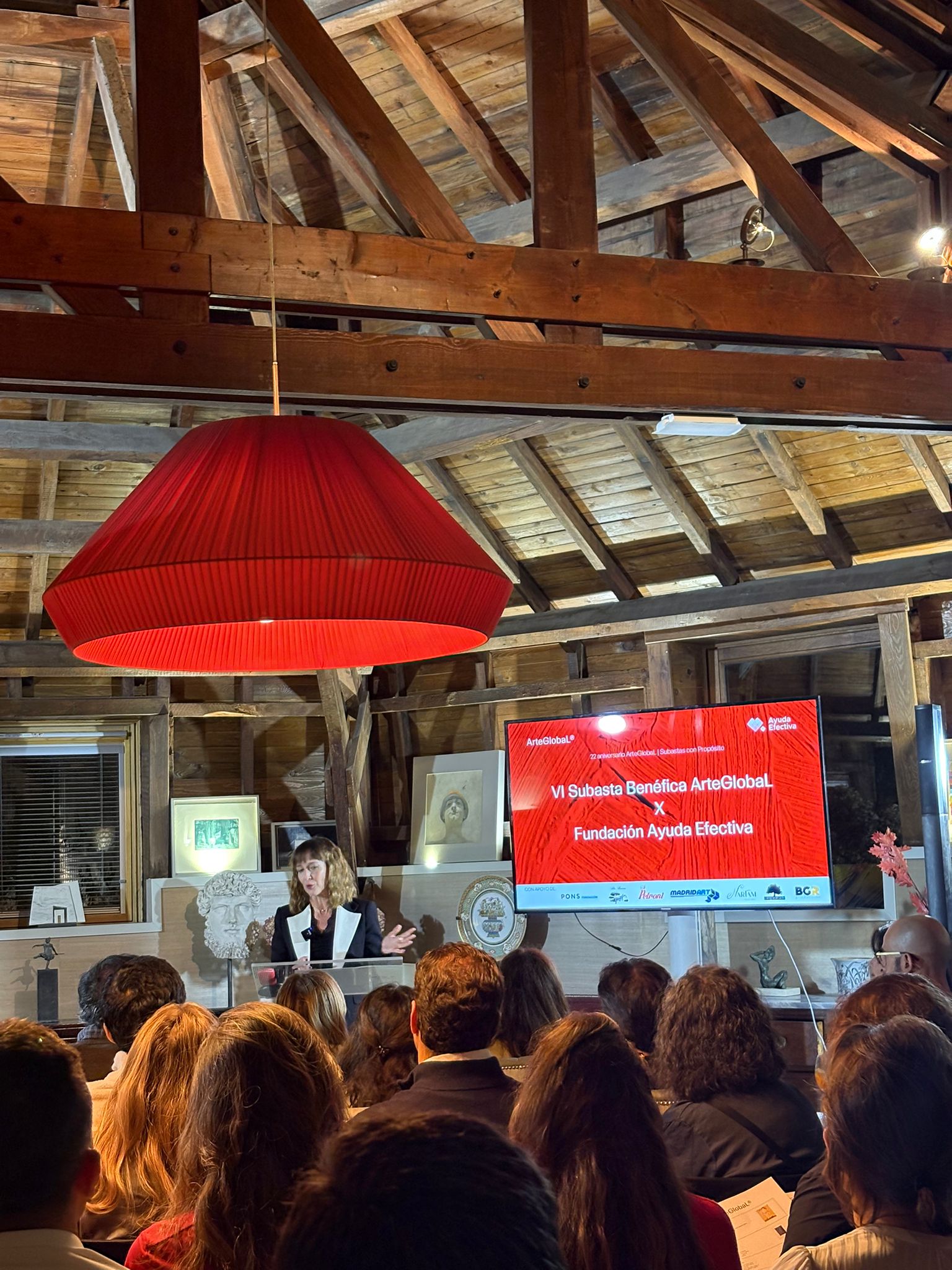 La Fundación Pons acoge la subasta benéfica con la que ArteGlobaL celebra su 22º aniversario