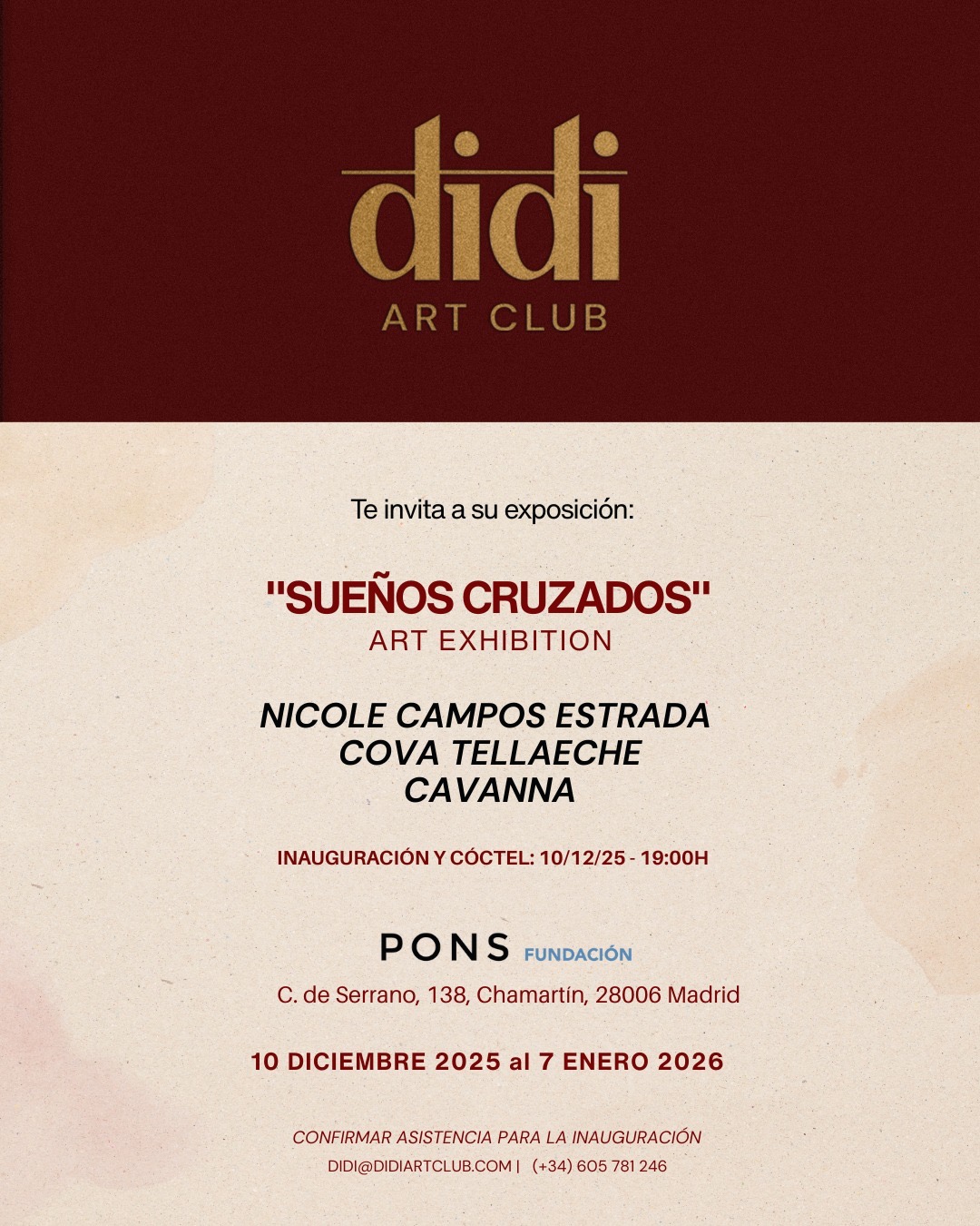 Inauguración Sueños cruzados