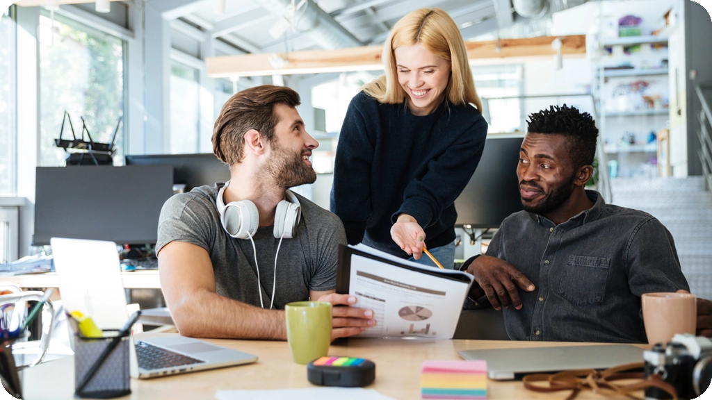 Une équipe designer avec un brand manager - BSB