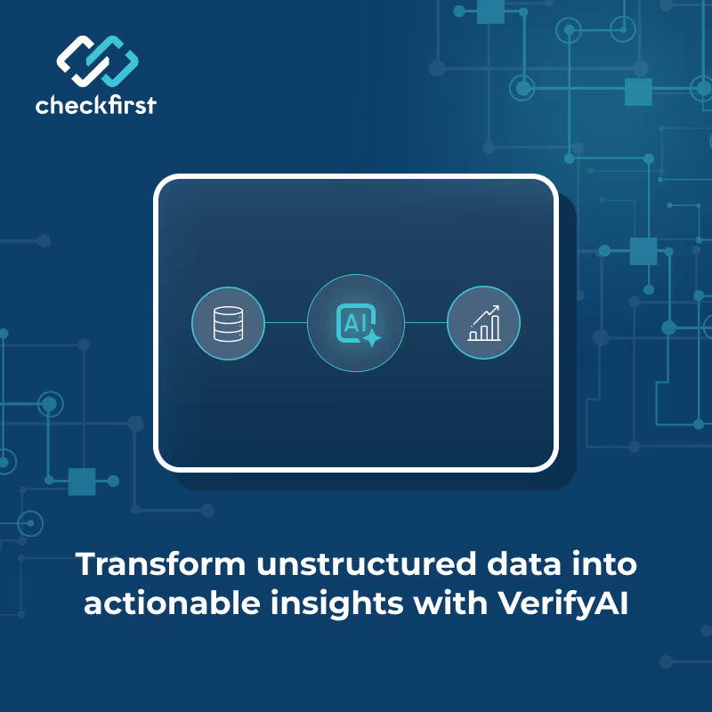 Transform unstructured data into actionable insights with VerifyAI