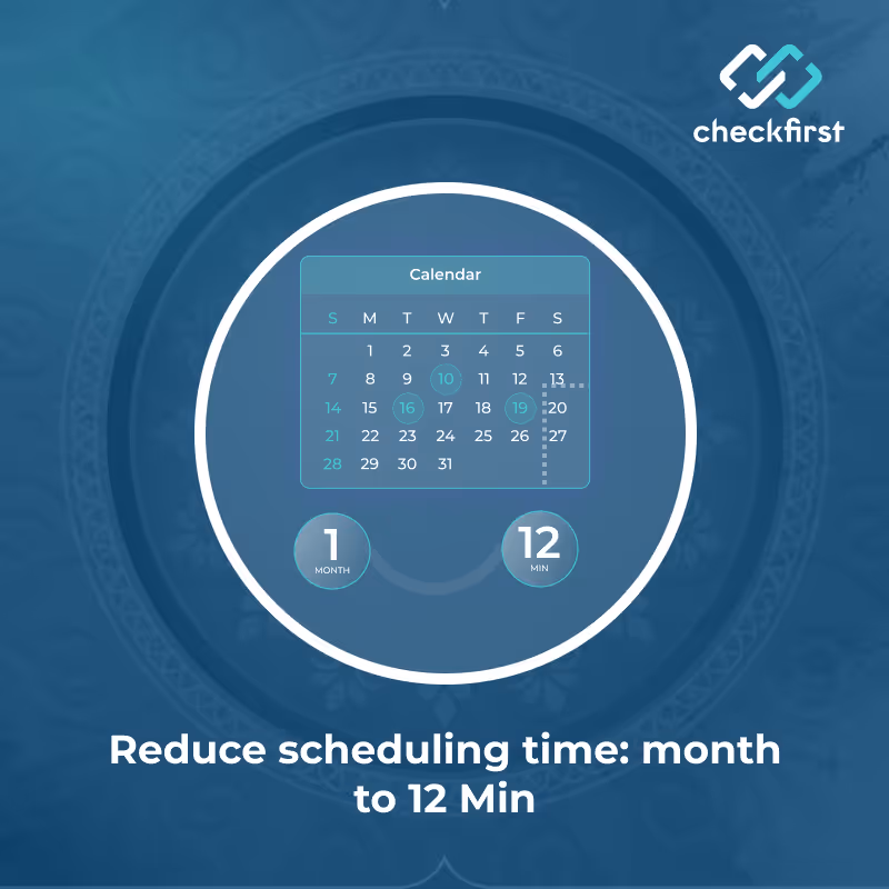 AI scheduler helps certification body reduce month long scheduling time to just 12 minutes