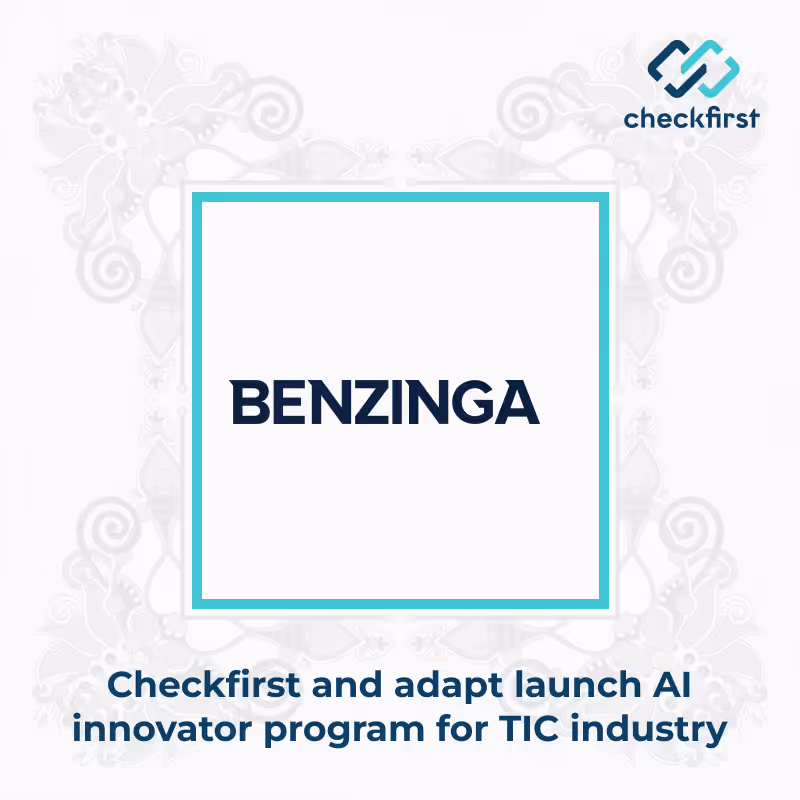 Checkfirst and Outspection transform the TICC industry with cutting-edge AI solutions