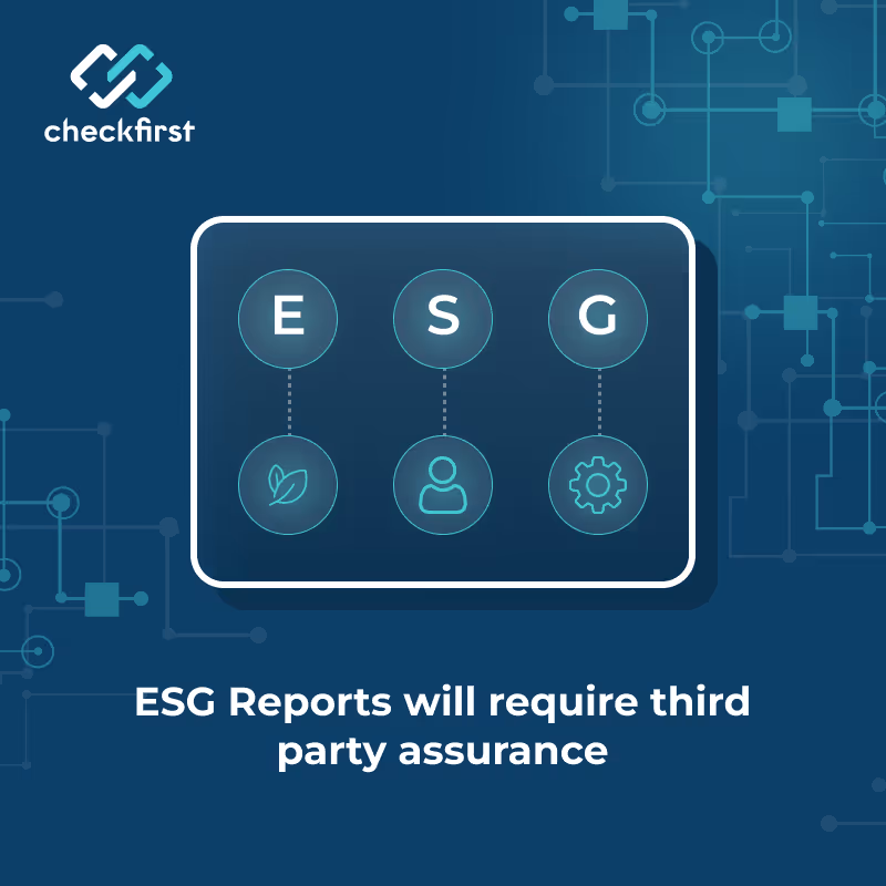 ESG reports will require third party assurance
