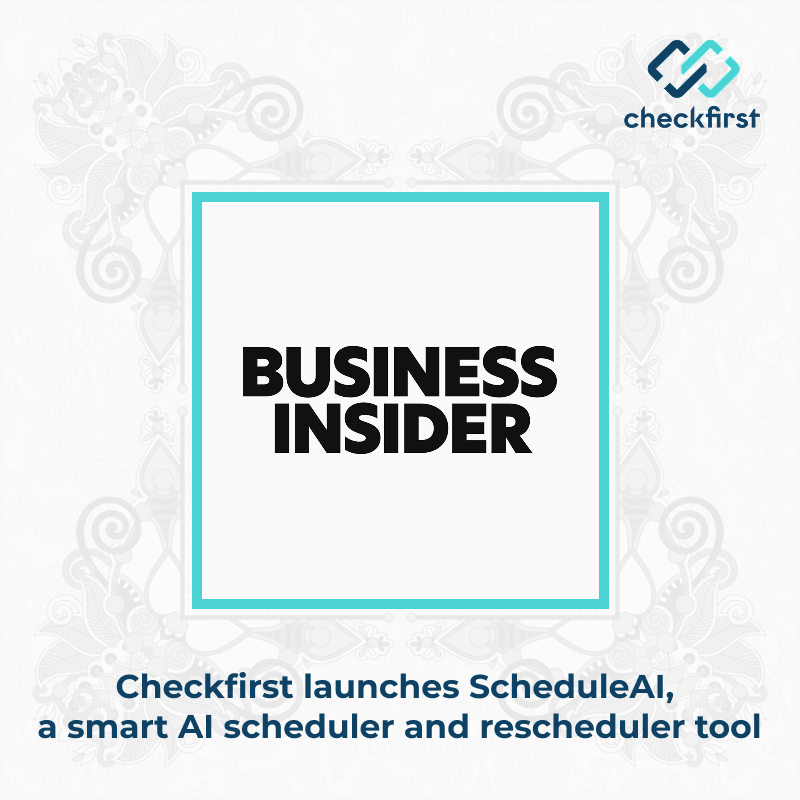 Checkfirst launches ScheduleAI, a smart AI scheduler and rescheduler tool for the TICC industry