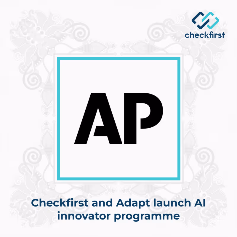 Checkfirst and Adapt launch AI innovator program for TIC industry