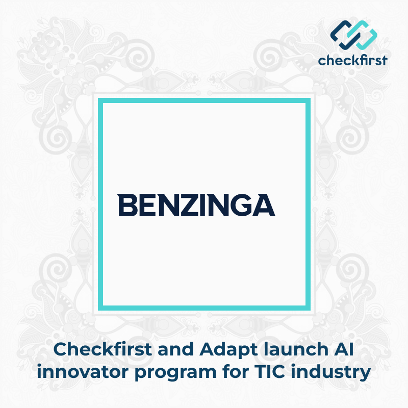 Checkfirst and Adapt innovation launch advanced AI innovator program for the TIC industry