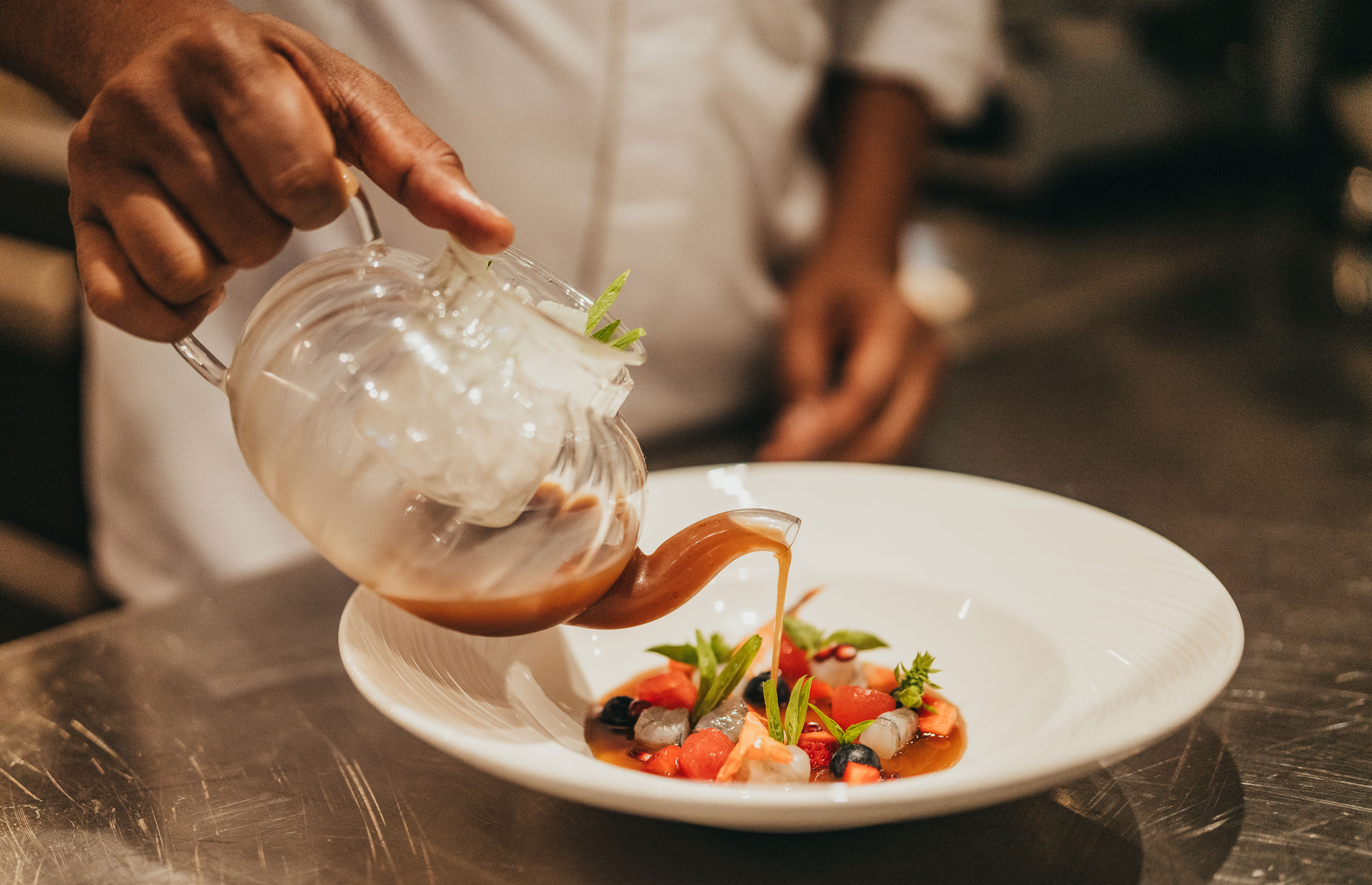 Chef cooking