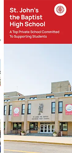 Saint John's High School brochure cover