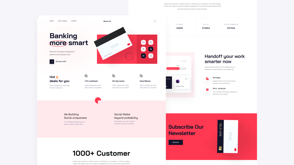 Banca Portfolio - Links X Webflow Template