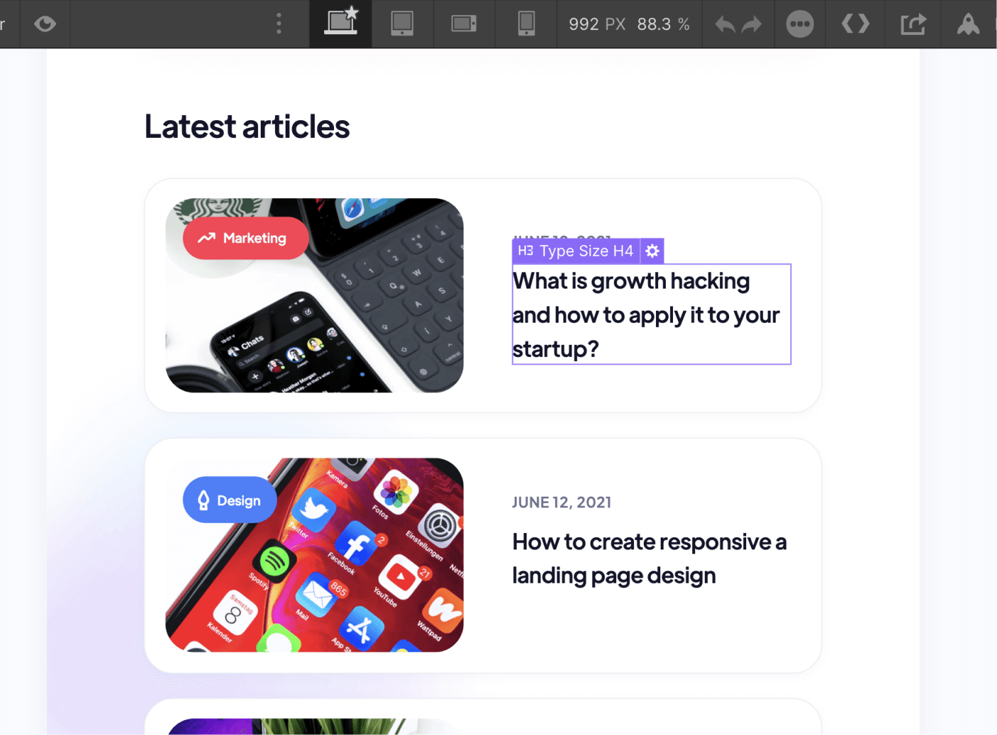 Dynamic Content - Links X Webflow Template