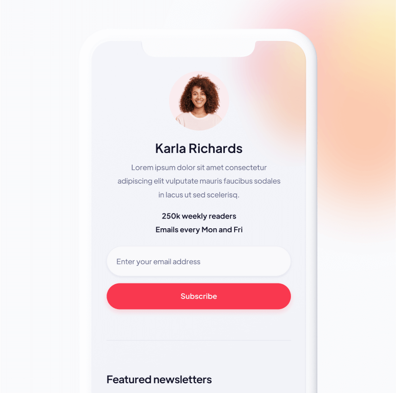 Substack - Links X Webflow Template