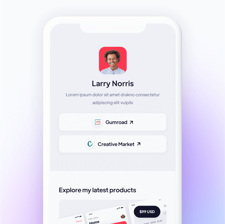 Product Creator - Links X Webflow Template
