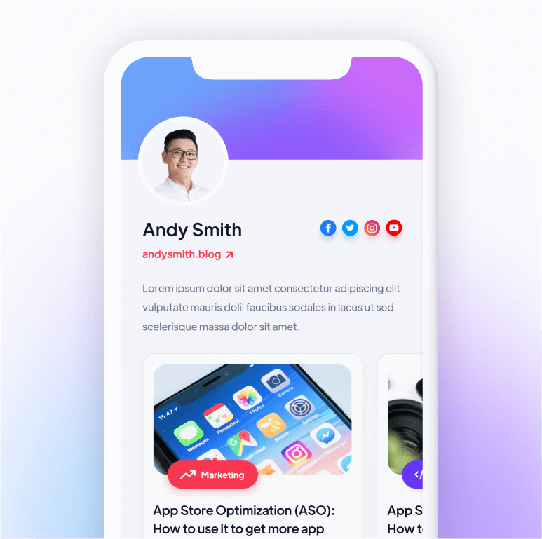 Blogger - Links X Webflow Template
