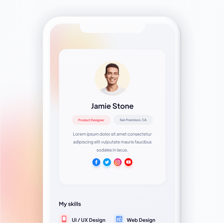 CV - Links X Webflow Template