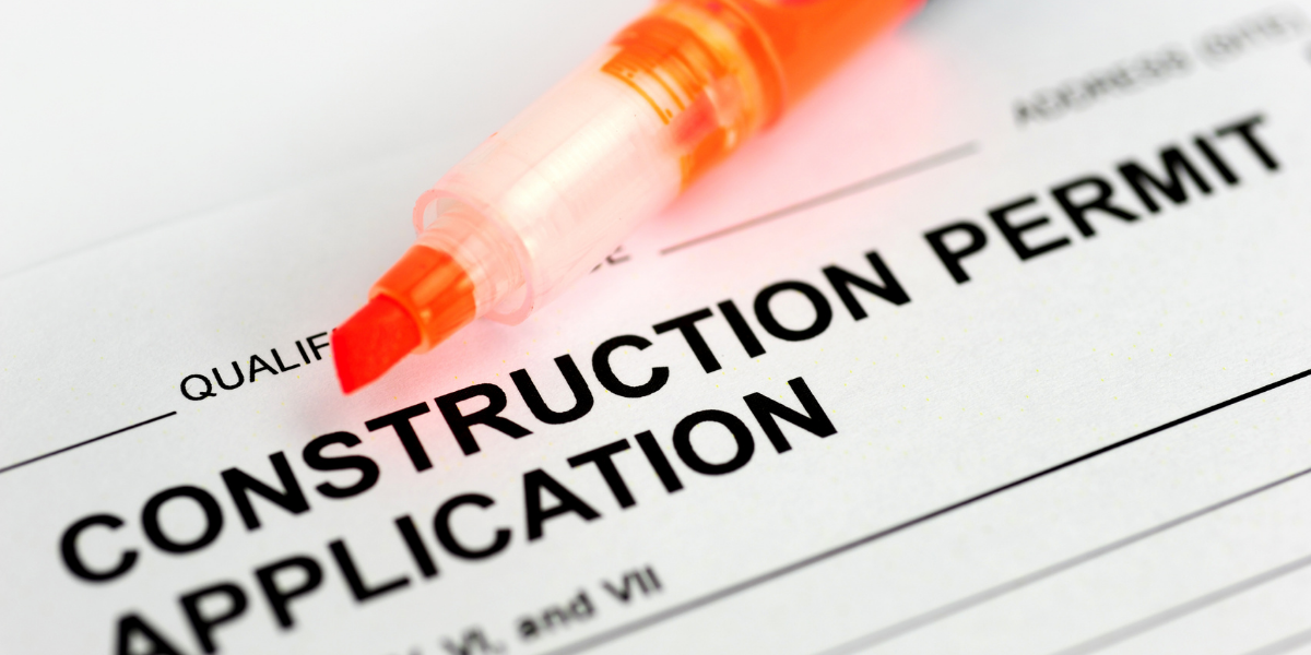 Construction permit application