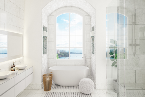 modern bathroom interior