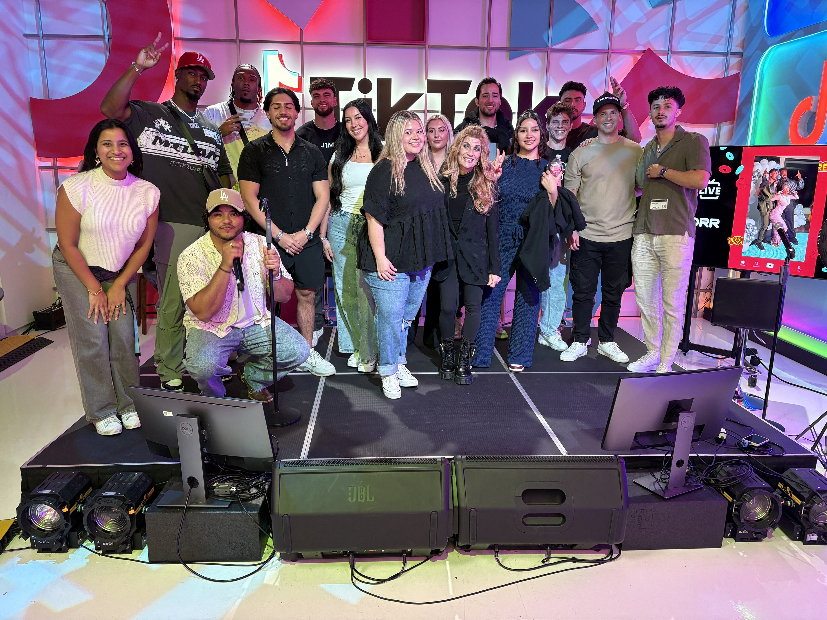 Thundrr creators at an agency event