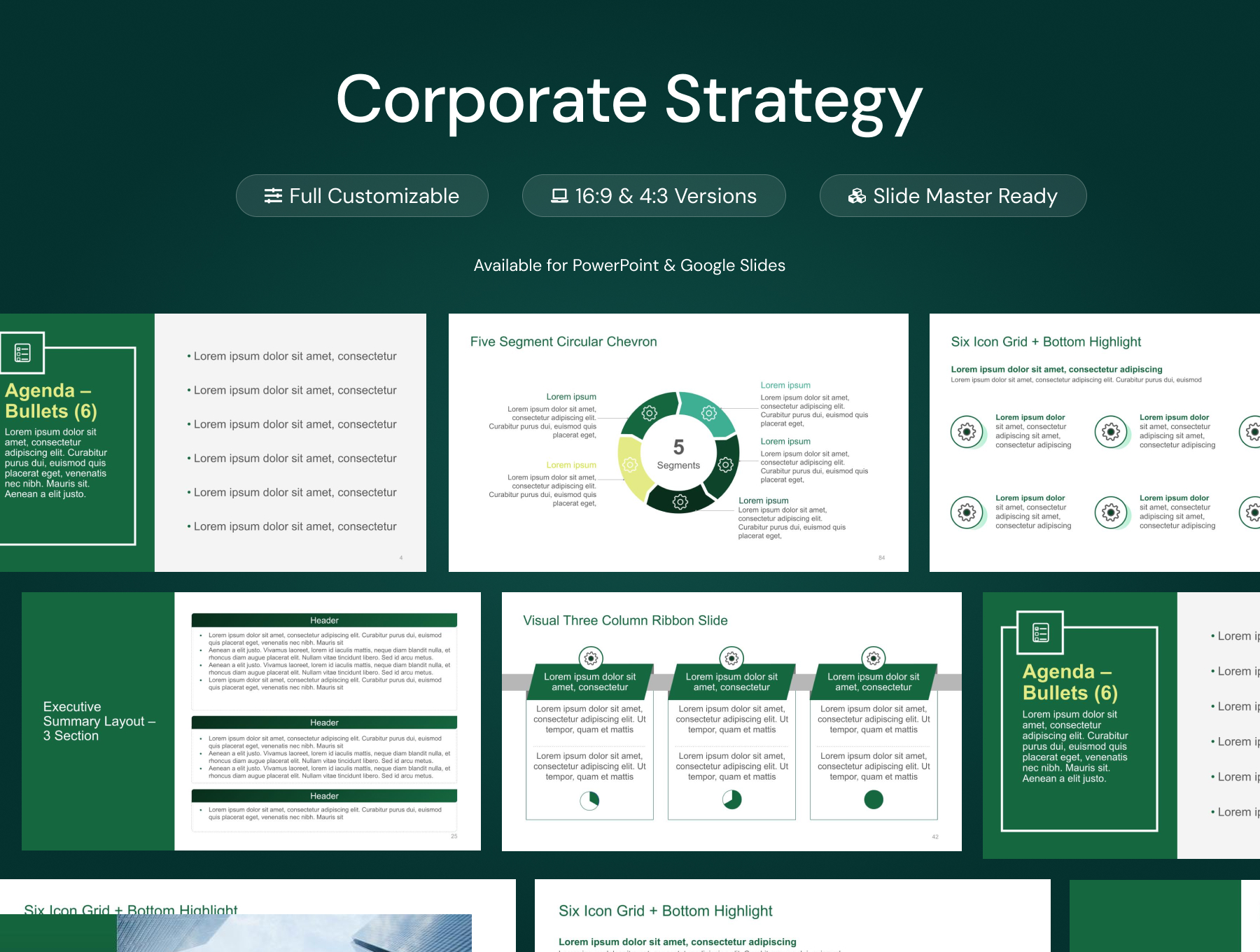 Corporate Strategy Template