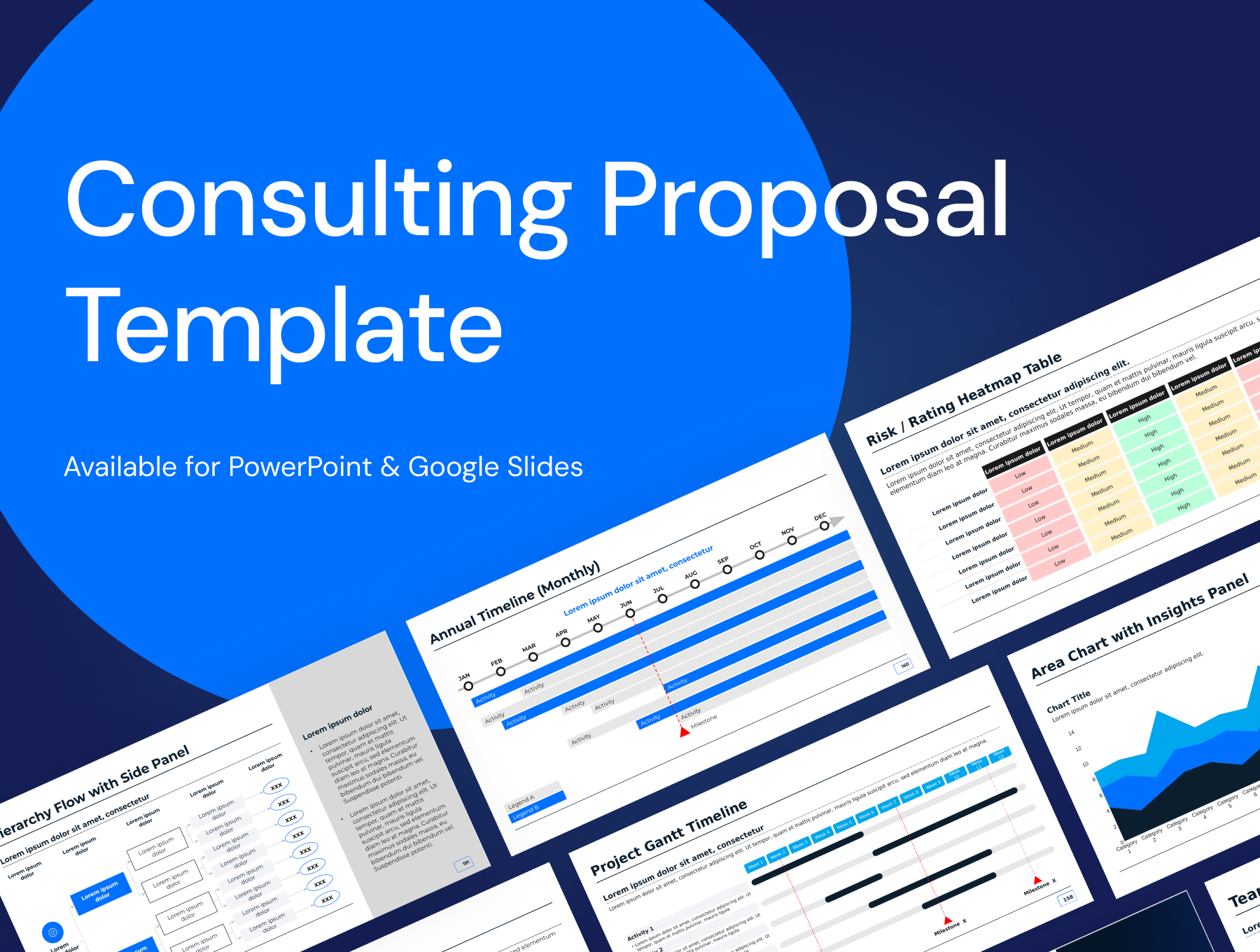 Consulting Proposal template cover