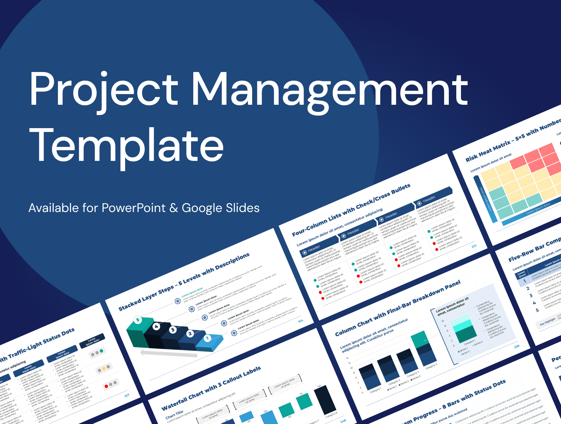 Project Management template cover