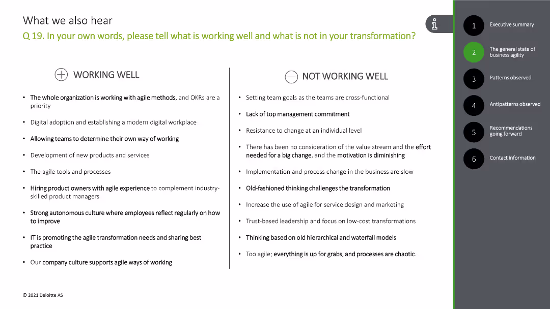 Deloitte Business Agility Survey 2021 A pulse check of business agility in the Nordics