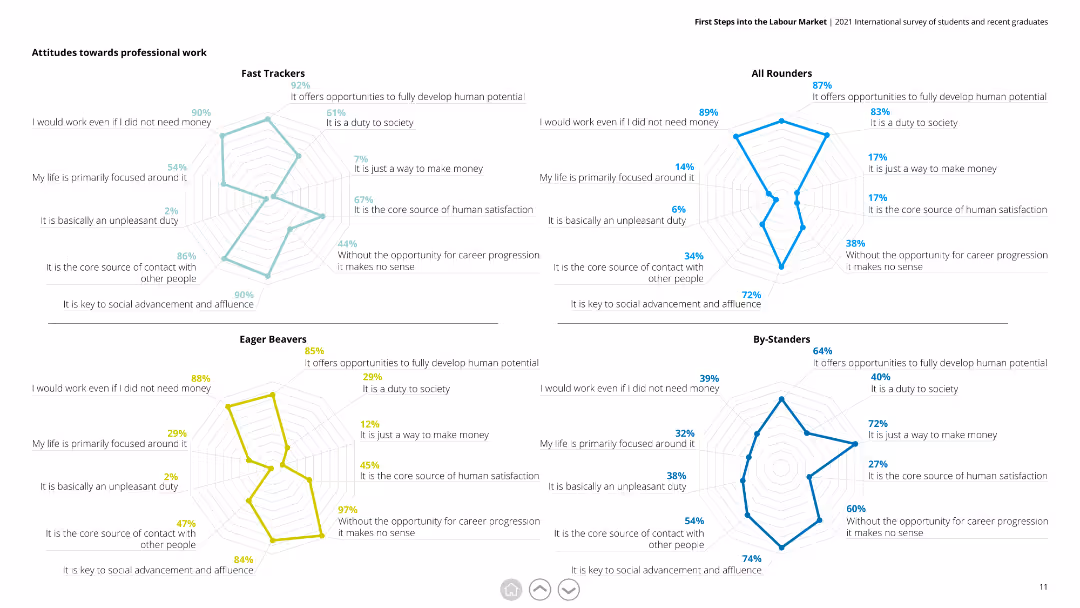 First Steps into the Labour Market 2021 International survey of students and recent graduates