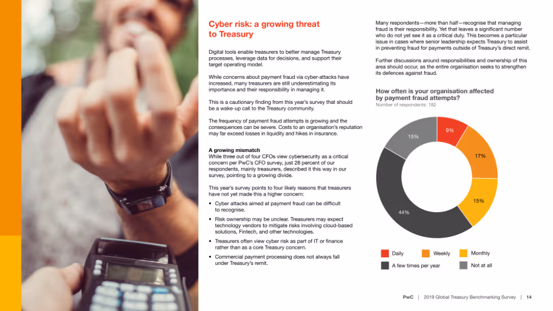 Digital Treasury-It takes two to tango 2019 Global Treasury Benchmarking Survey