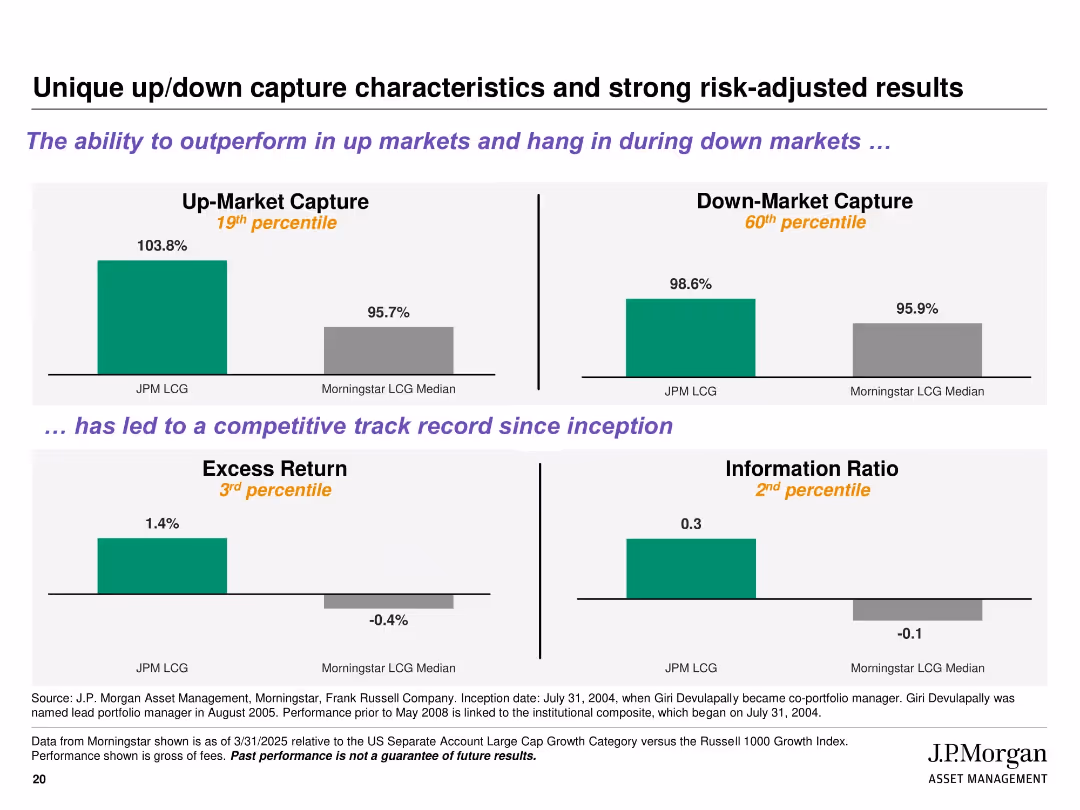 J.P. Morgan Large Cap Growth Strategy Separately Managed Account