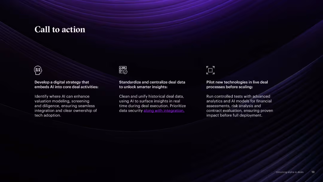 Unlocking alpha in deals