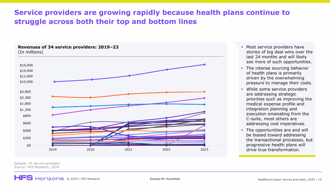 Healthcare Payer Service Providers, 2024