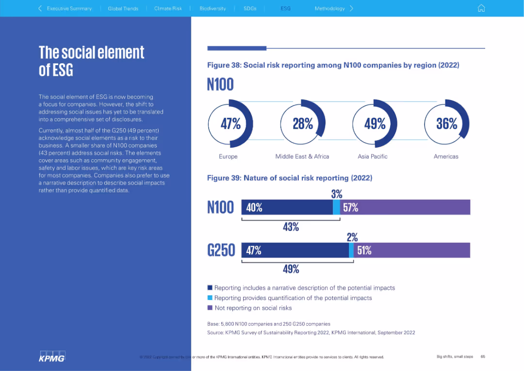 Big shifts, small steps Survey of Sustainability Reporting 2022