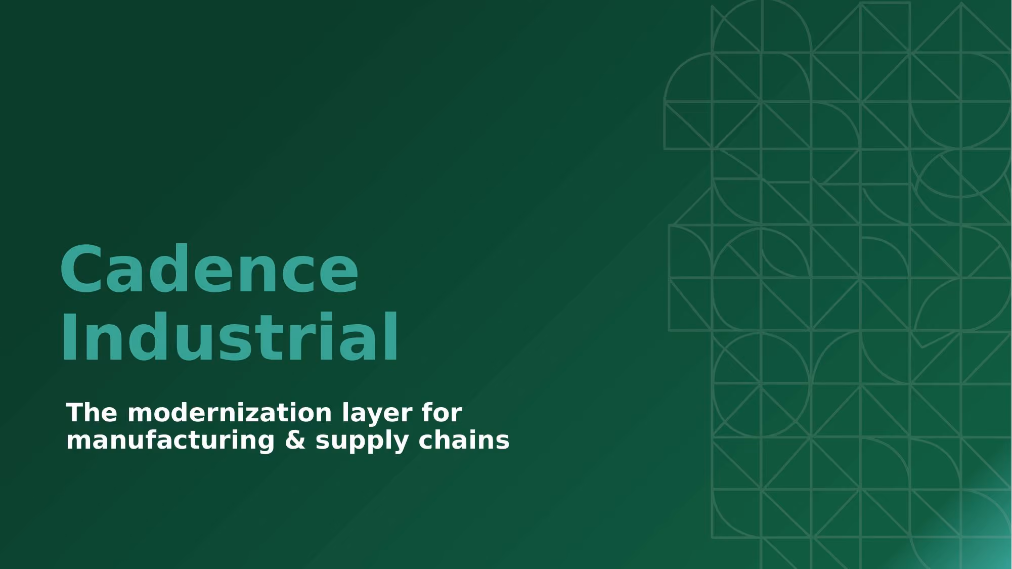 Cadence Industrial - Slide 01