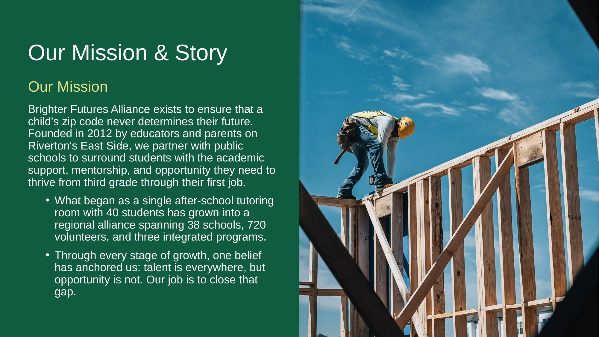 Brighter Futures Alliance - Slide 04