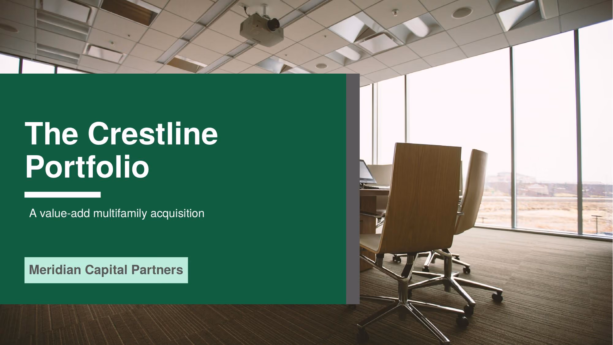 The Crestline Portfolio - Slide 01