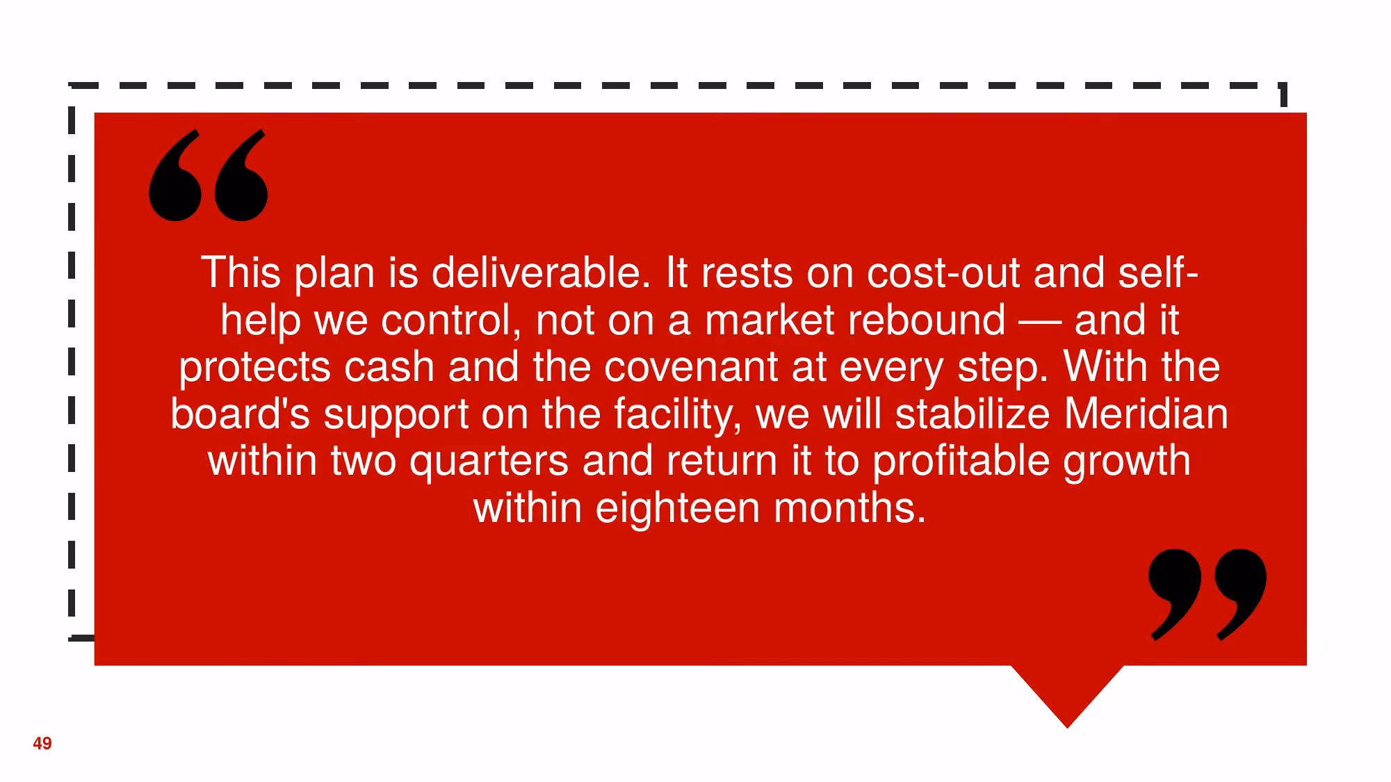 Turnaround Plan 2026 - Slide 49