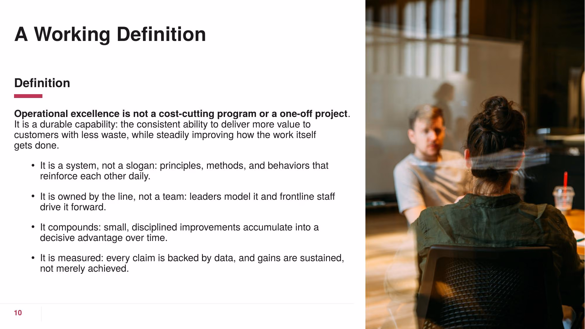 Operational Excellence - Slide 10