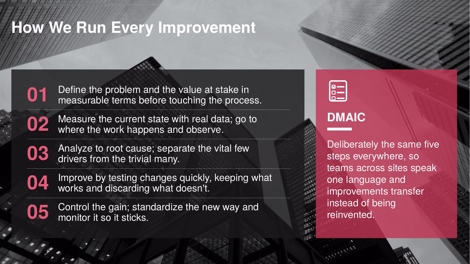 Operational Excellence - Slide 21