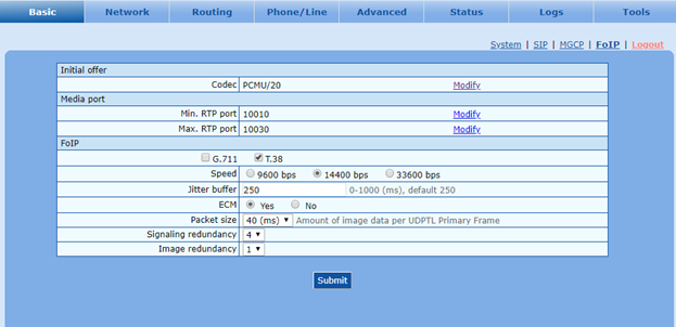 Netgen HX422 Fax ATA Configuration Guide — illustrated step