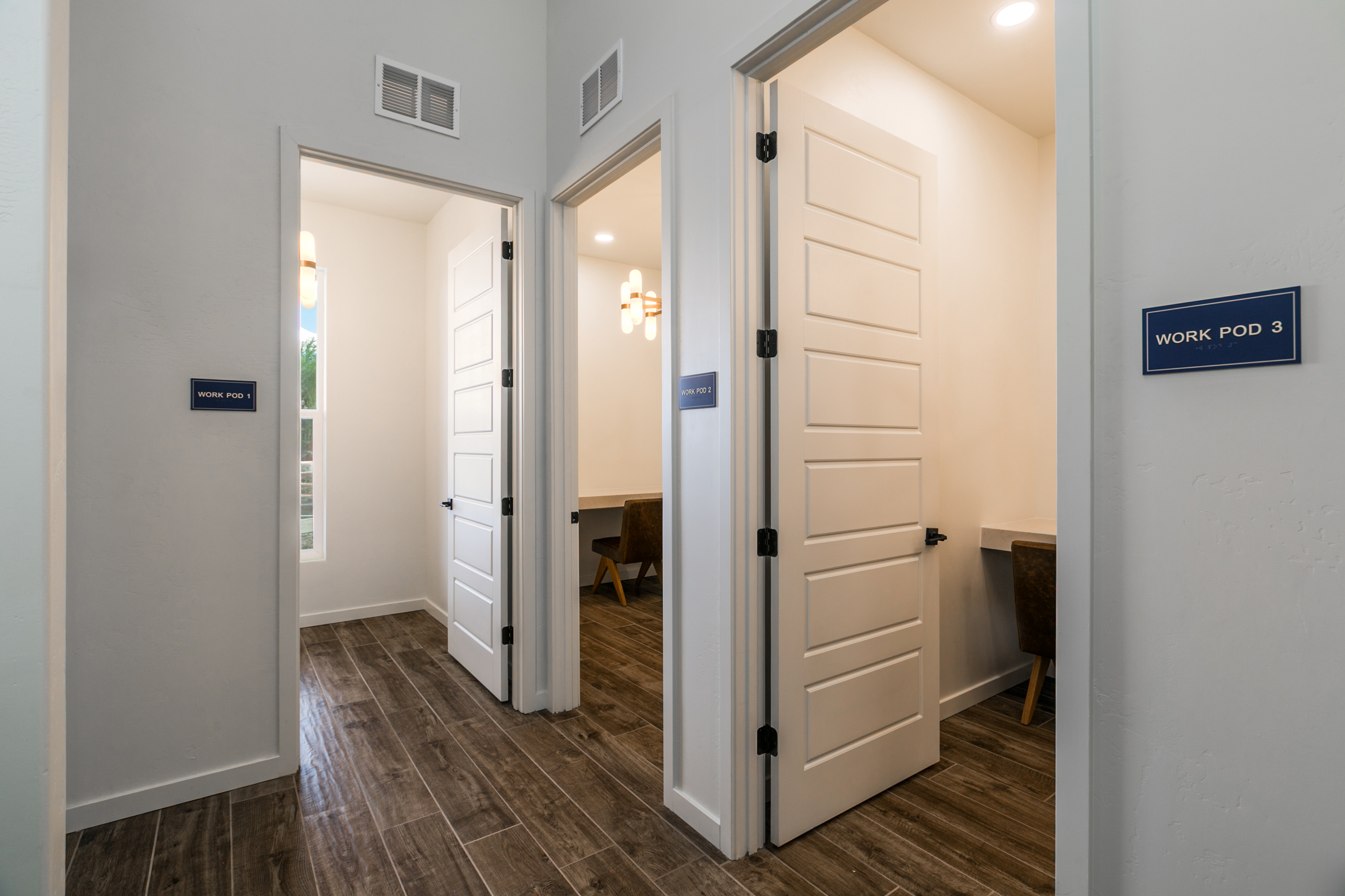 Clubhouse study rooms