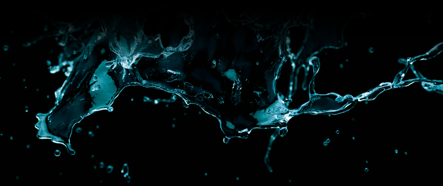 a water splash overlay