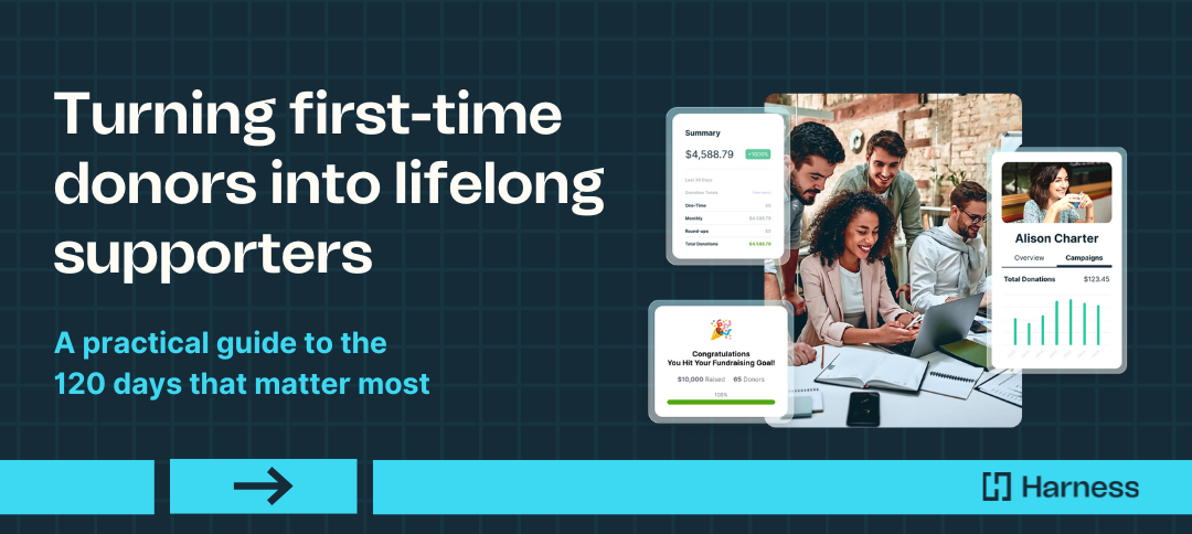 Turning first-time donors into lifelong supporters